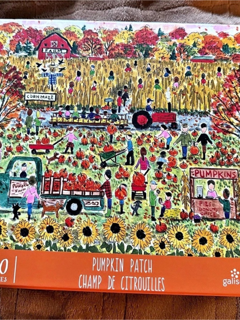 galison Pumpkin Patch 1000-Piece Puzzle